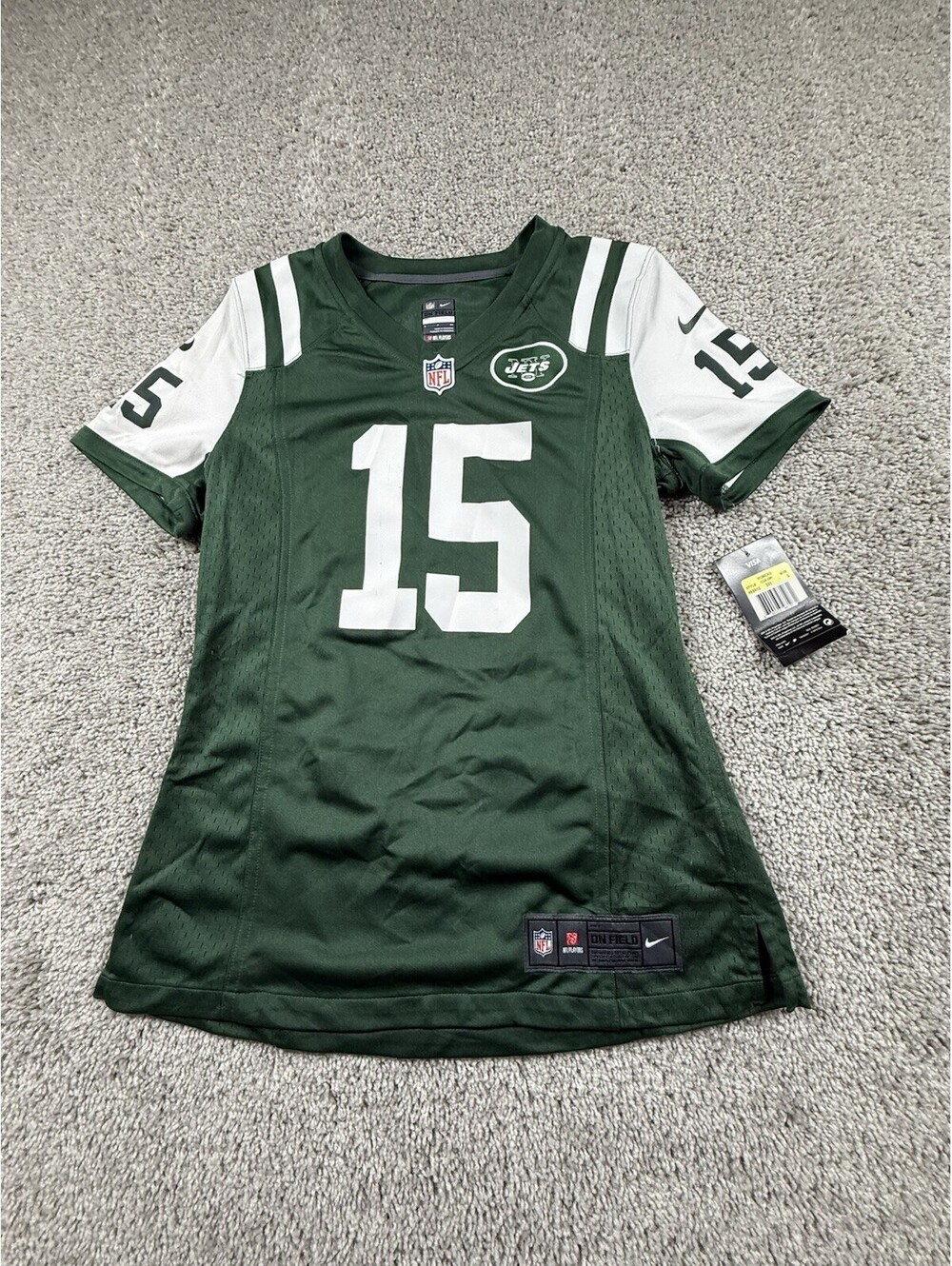 NWT Nike NFL New York Jets Marshall Jersey On Field Green Size Small $120